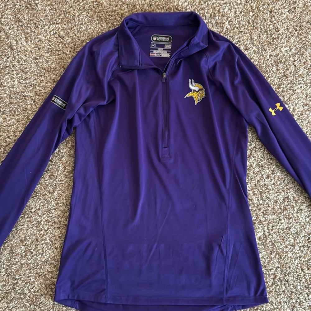 Minnesota Vikings women’s long sleeve quarter zip